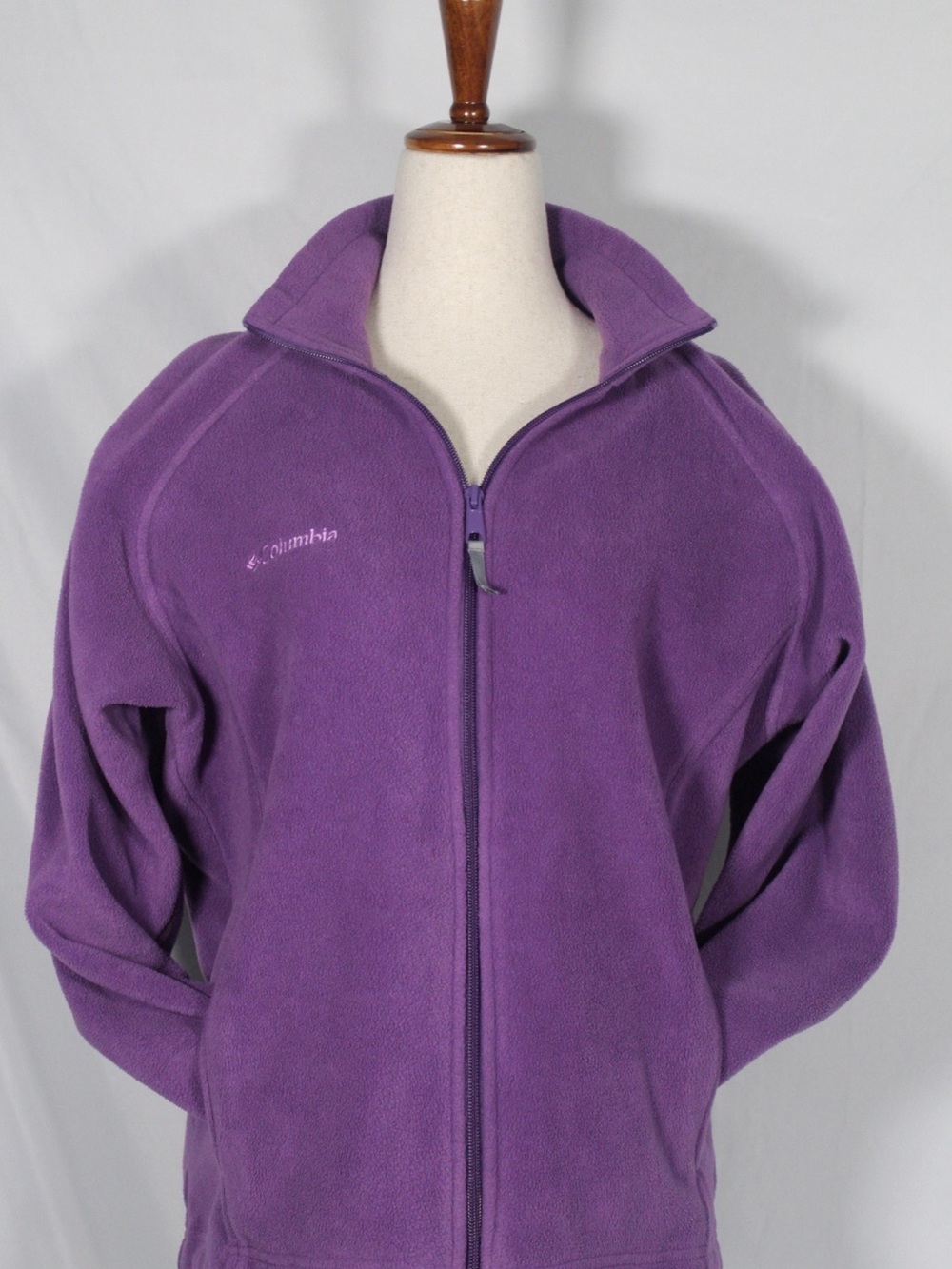 Columbia Women's Purple Full-Zip Fleece Jacket